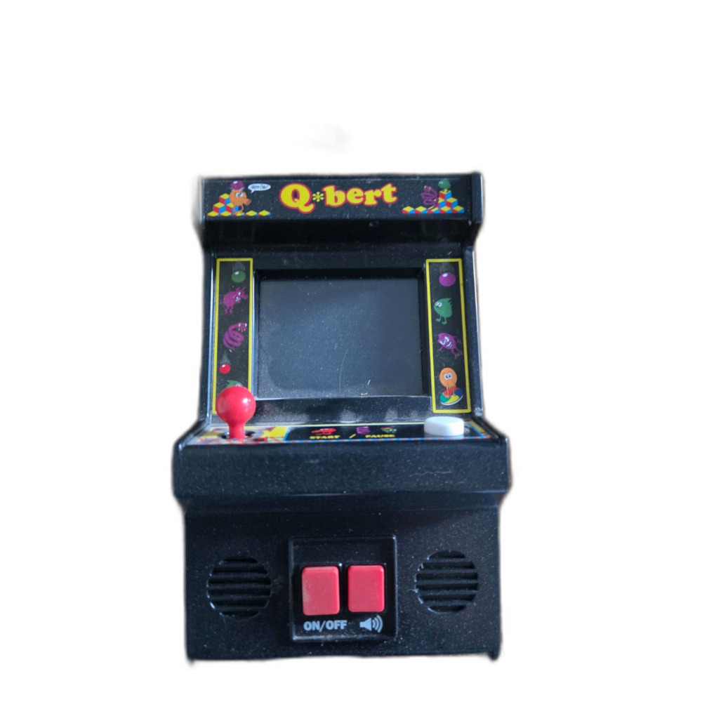 Q*BERT Mini Handheld Arcade Cabinet Classic Video Game TESTED WORKS=